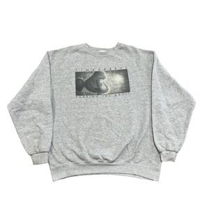 vintage Tinkerbell sweatshirt mens xl Gray 1990s DIsney peter pan